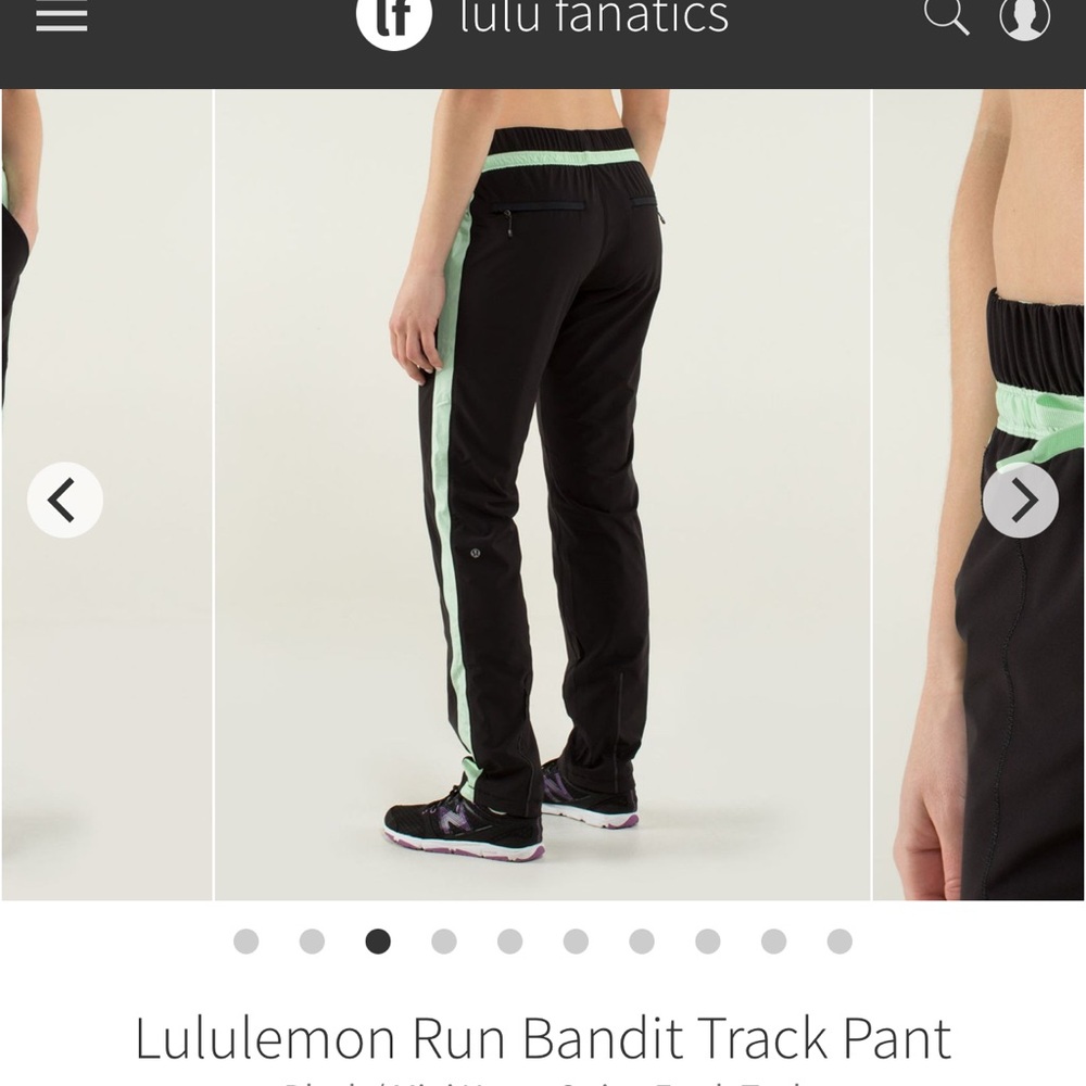 Lululemon Black Track Pants Joggers